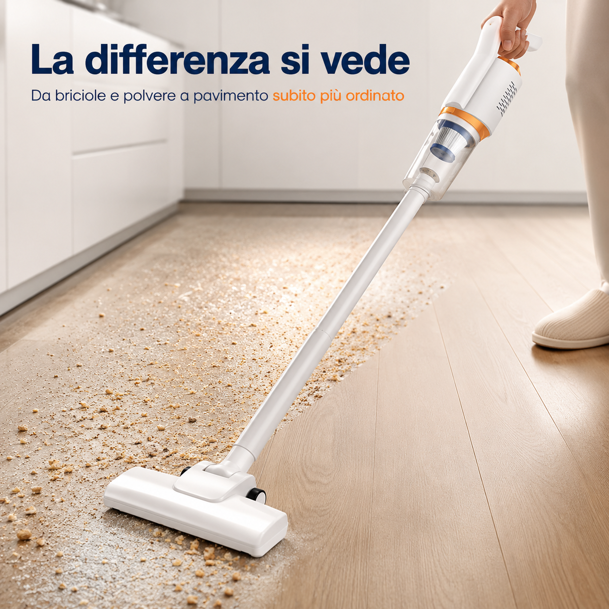 PulitoGo™ — Scopa Elettrica Senza Fili 2 in 1