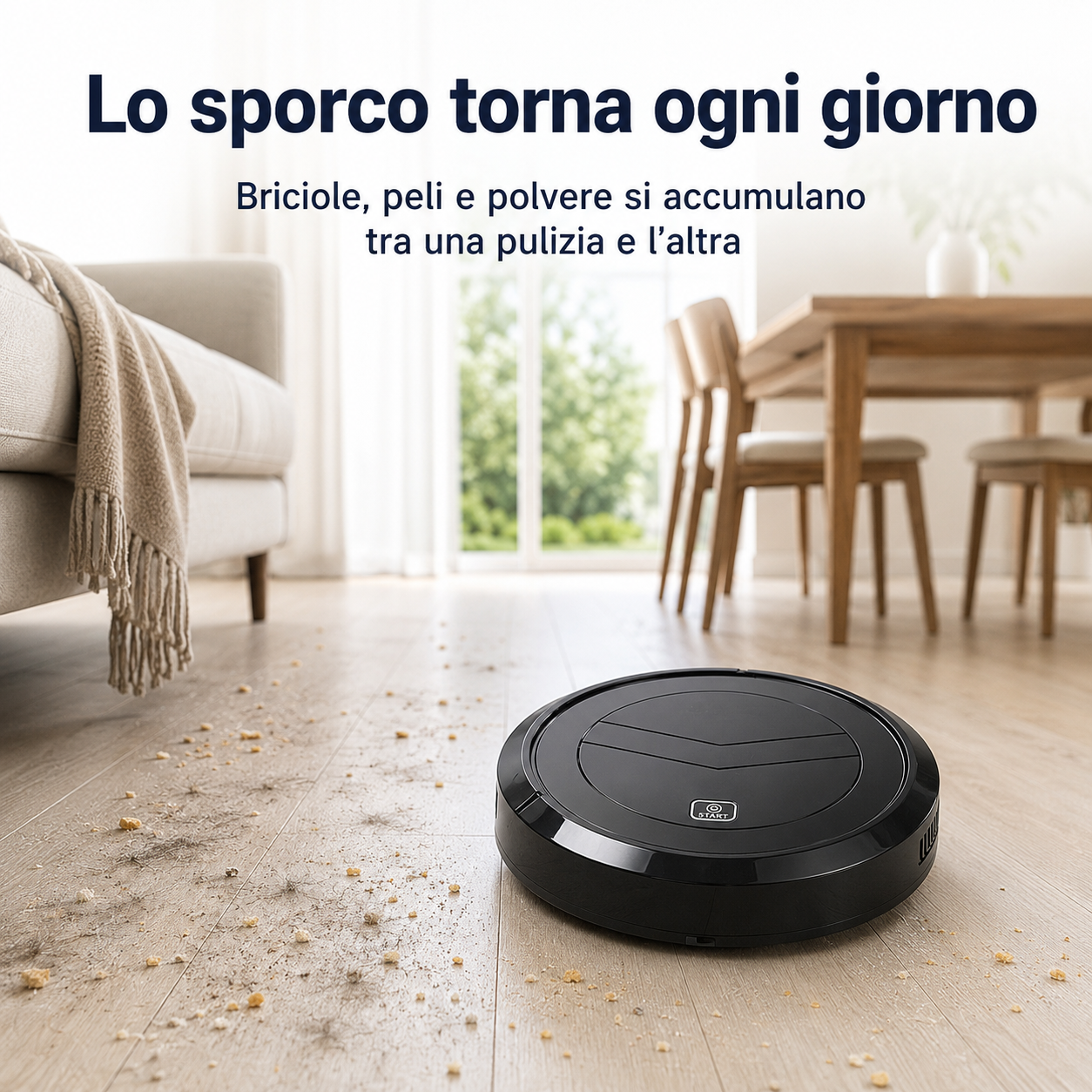 CasaBot™ — Robot Aspirapolvere Automatico 3 in 1