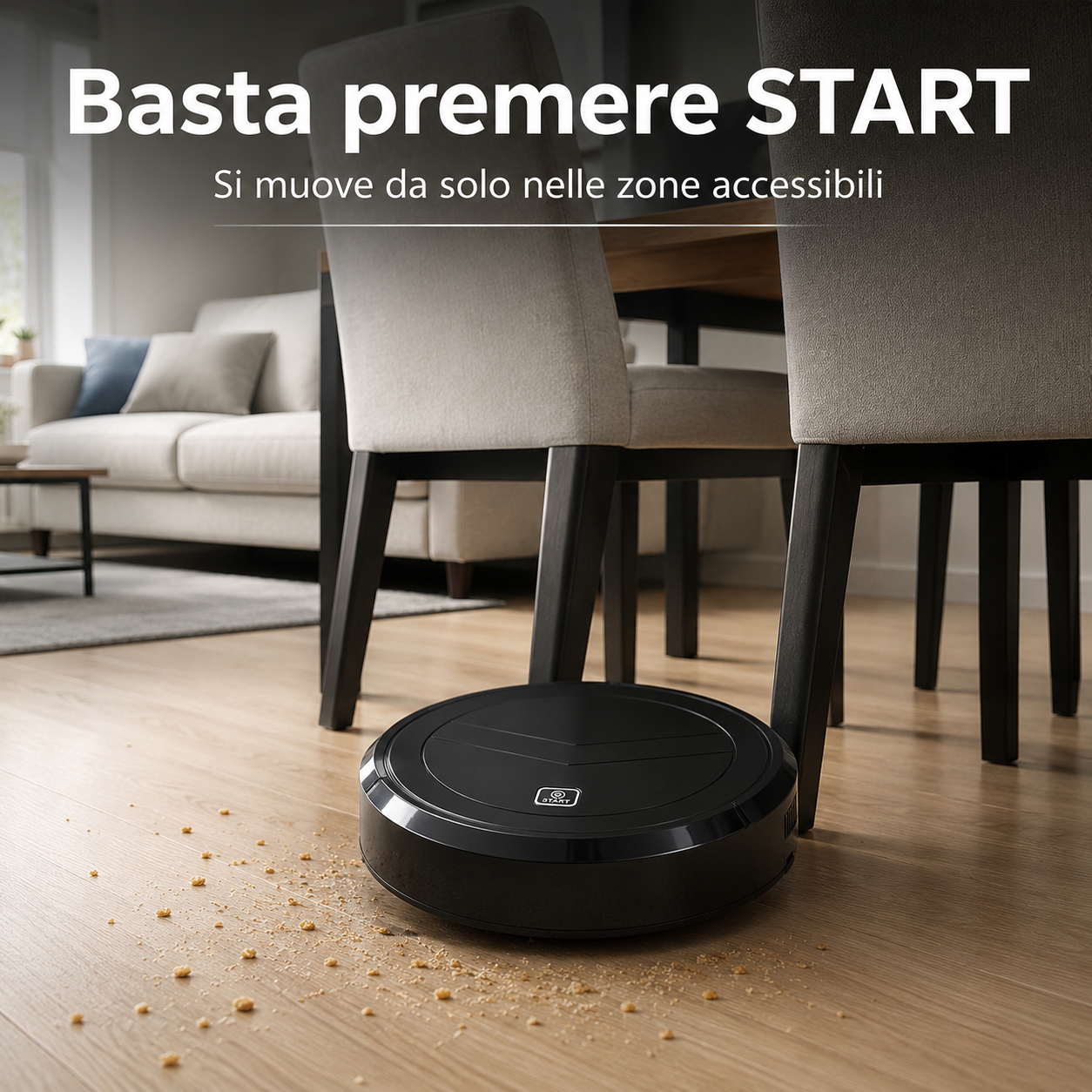 CasaBot™ — Robot Aspirapolvere Automatico 3 in 1